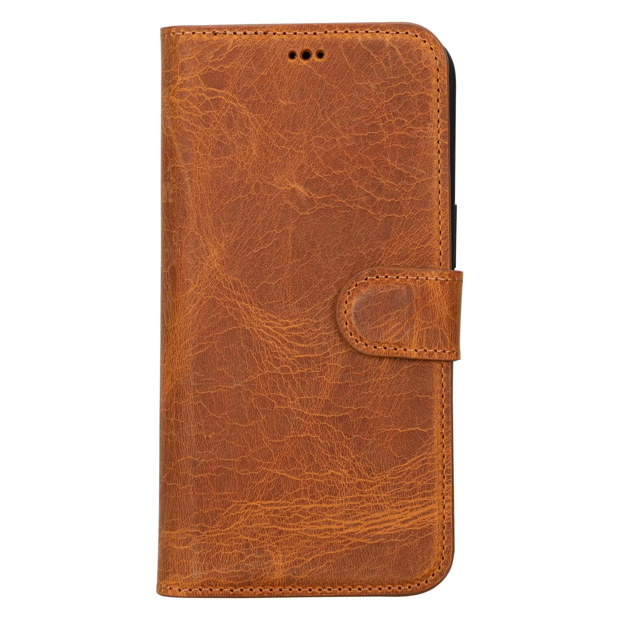 iPhone 16 Series Detachable Leather Wallet Case