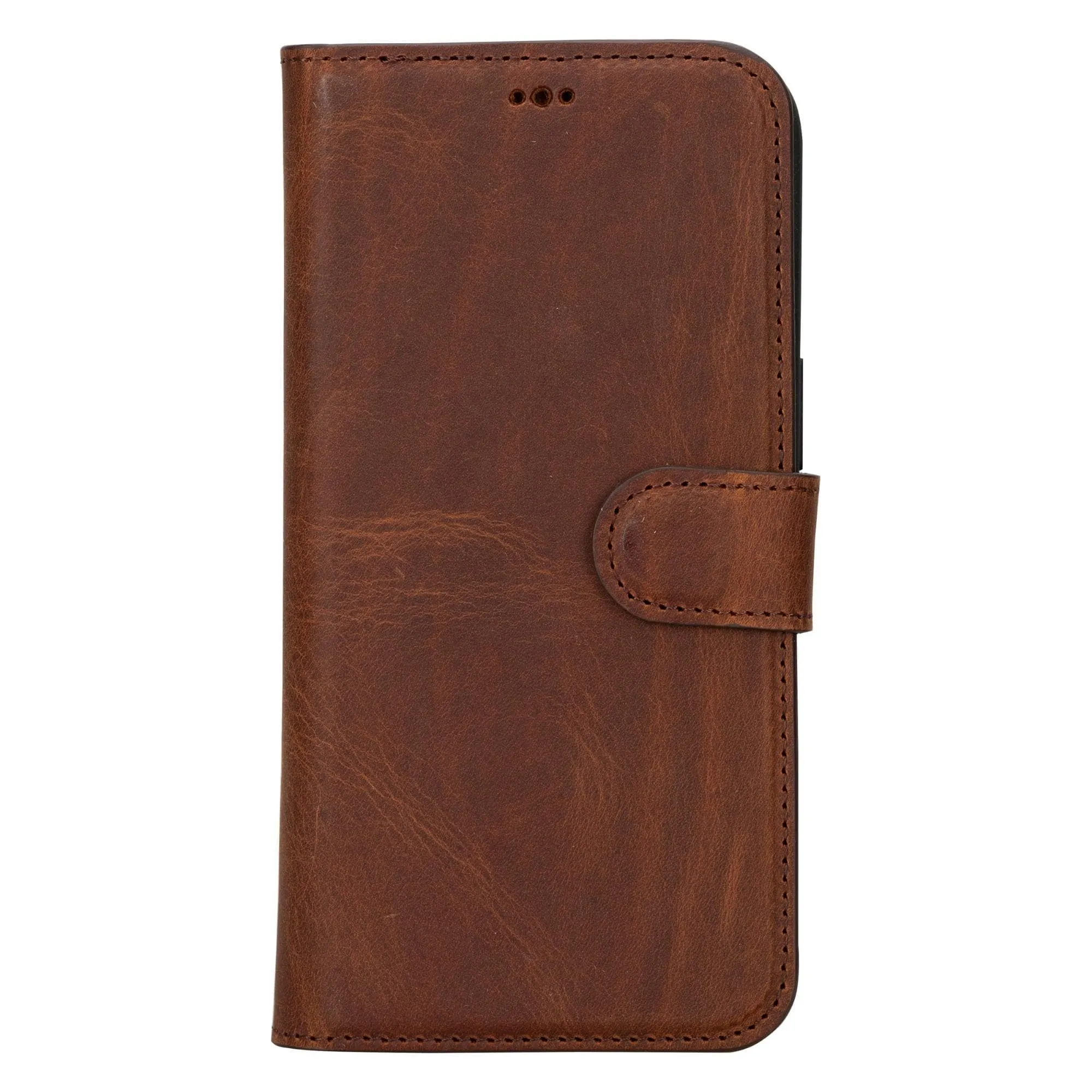 iPhone 16 Series Detachable Leather Wallet Case