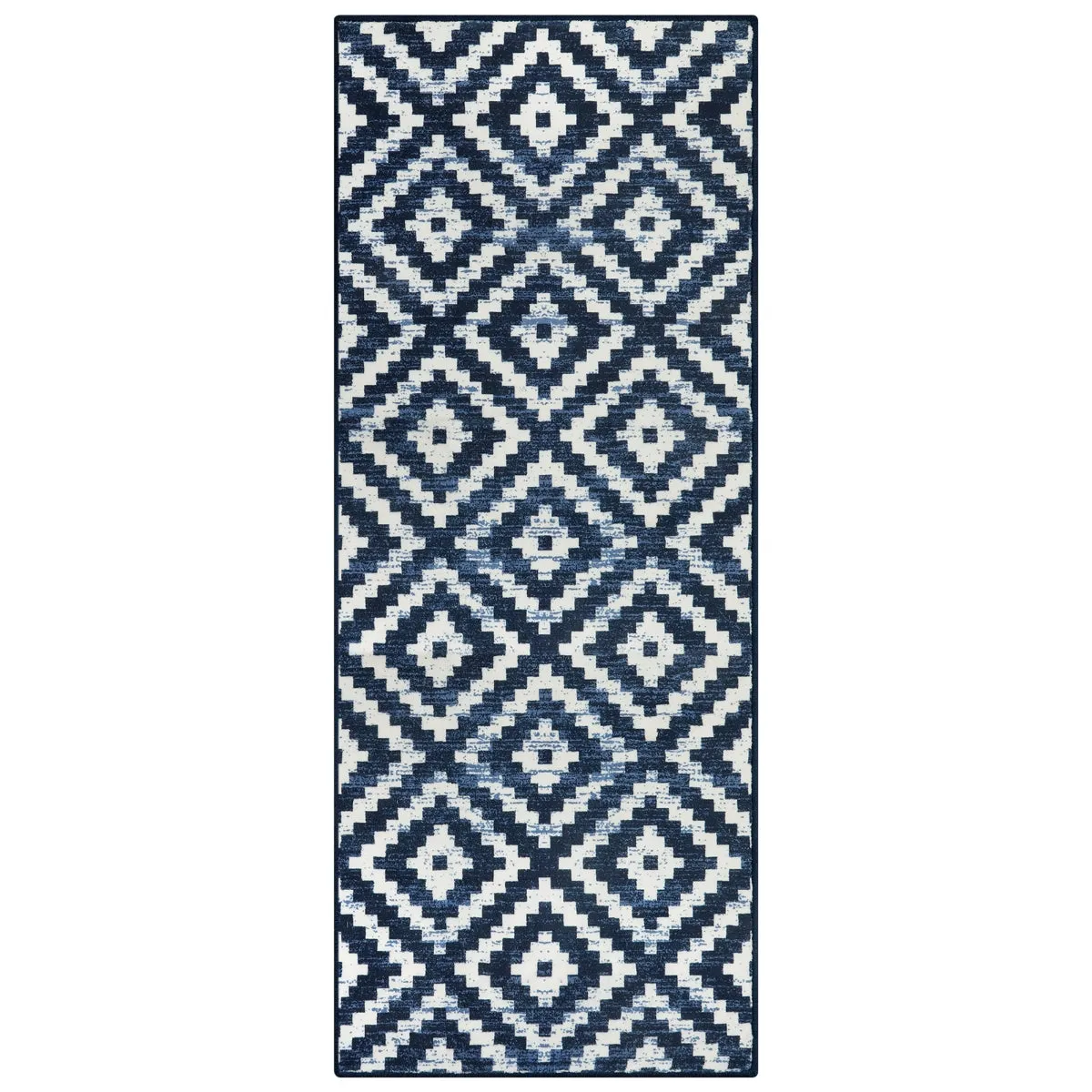 Joanne Modern Moroccan Geometric Kilim Blue Rug