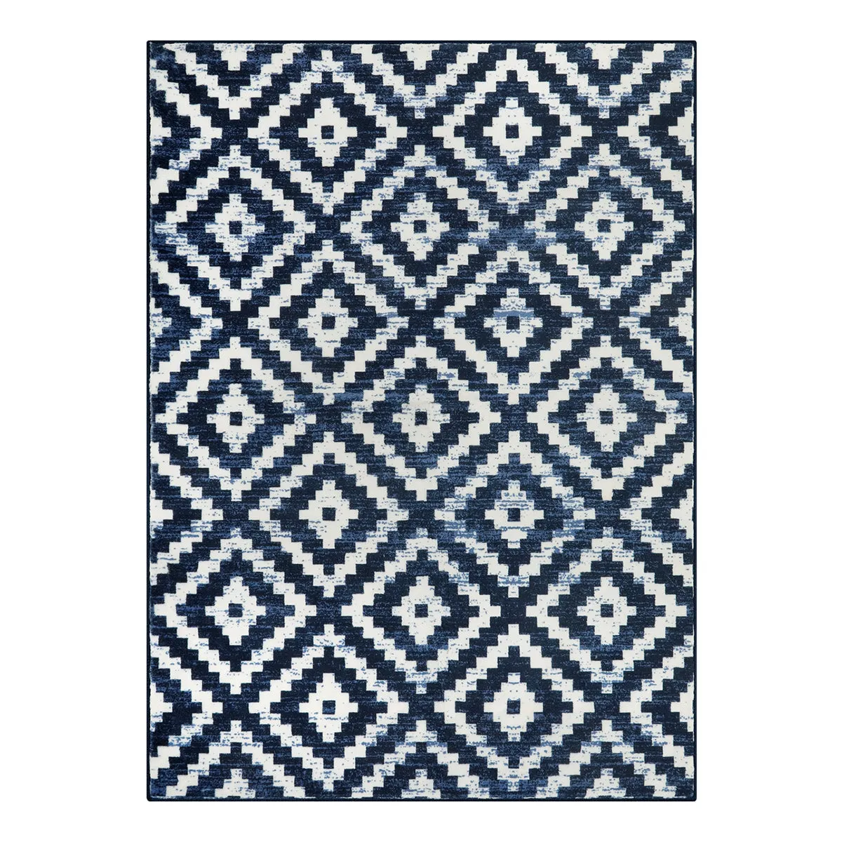 Joanne Modern Moroccan Geometric Kilim Blue Rug