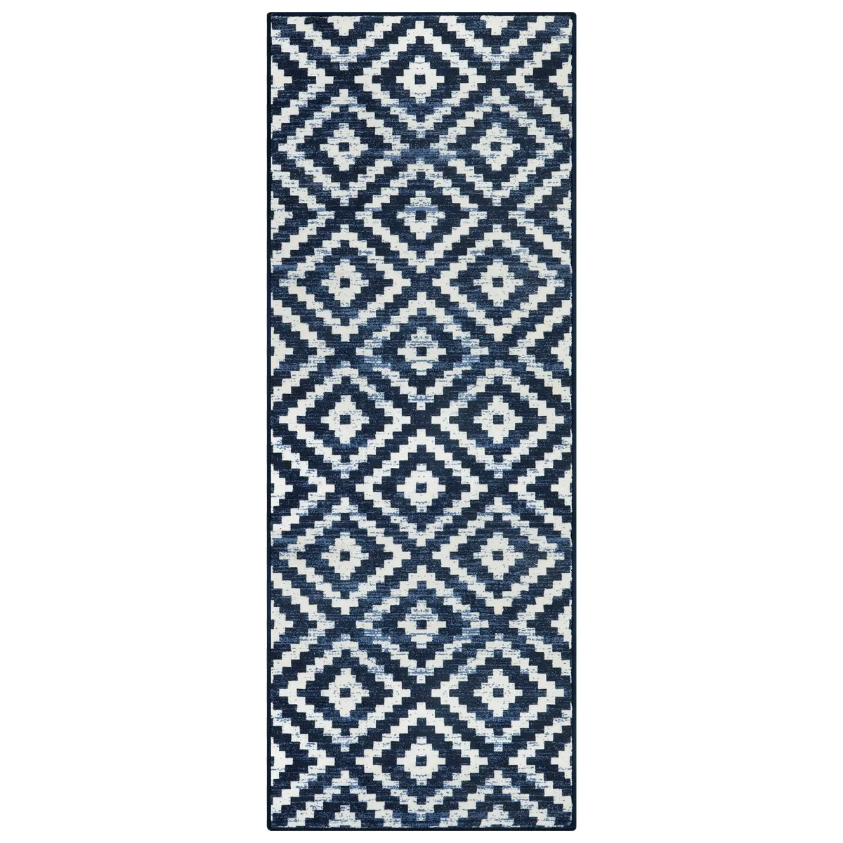 Joanne Modern Moroccan Geometric Kilim Blue Rug