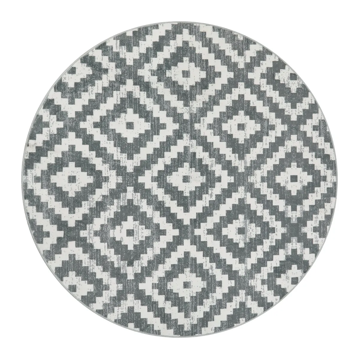 Joanne Modern Moroccan Geometric Kilim Grey Rug