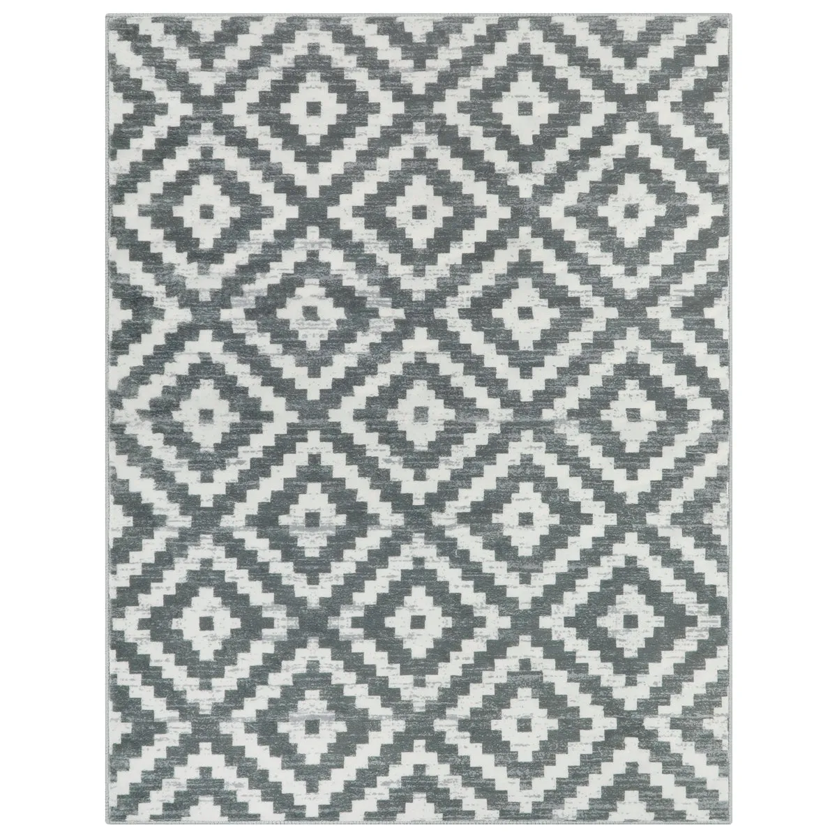 Joanne Modern Moroccan Geometric Kilim Grey Rug