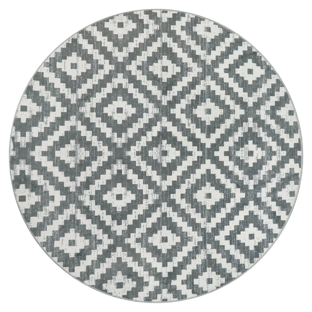 Joanne Modern Moroccan Geometric Kilim Grey Rug