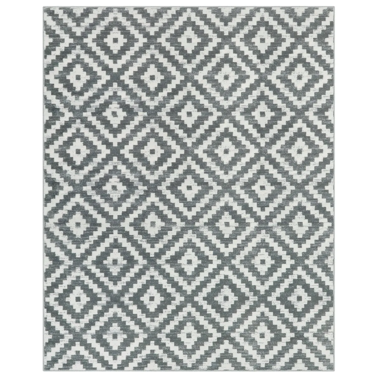 Joanne Modern Moroccan Geometric Kilim Grey Rug