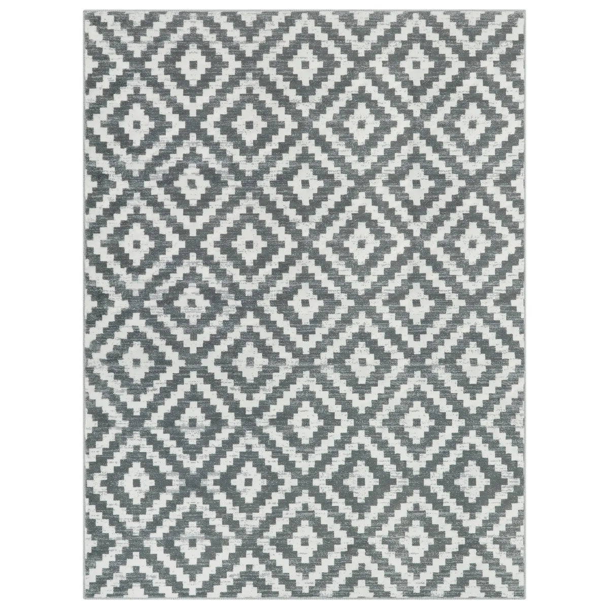 Joanne Modern Moroccan Geometric Kilim Grey Rug