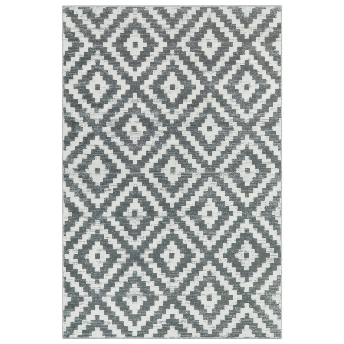 Joanne Modern Moroccan Geometric Kilim Grey Rug