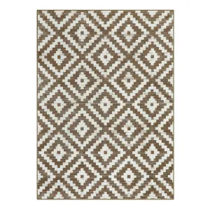 Joanne Modern Moroccan Geometric Kilim Khaki Rug