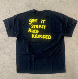 Krooked Straight Eyes Pocket Tee Black