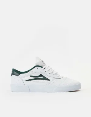 Lakai Cambridge Skate Shoes - White/Pine Leather