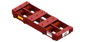 Long Straight Line Skate HHD-15P | 10 Ton Capacity - Polyurethane Rollers