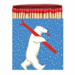 Luxury Matches - Christmas Skiing Polar Bear