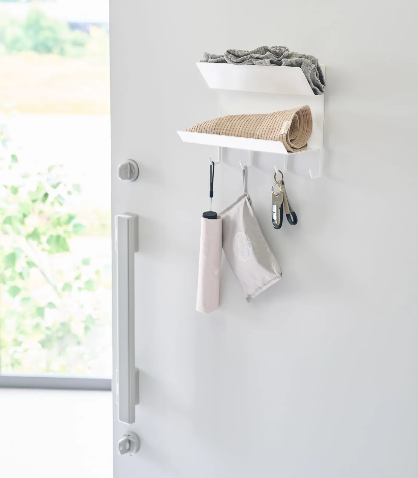 Magnetic Entryway Rack - Steel