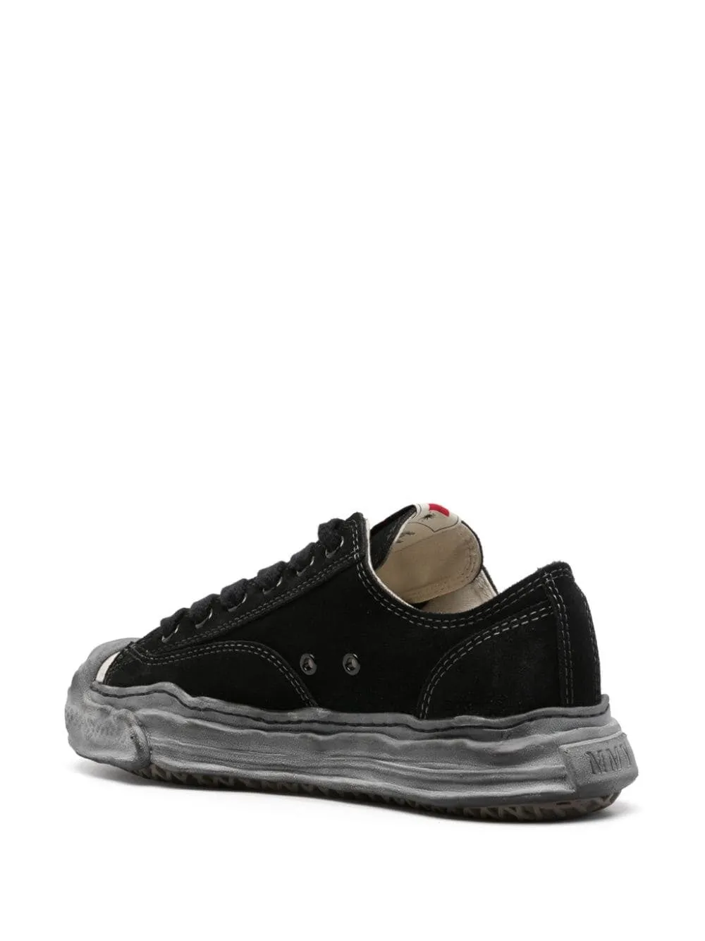 Maison Mihara Yasuhiro HANK / original sole silicon coating Low-Top sneaker - Black/Black