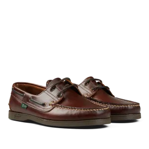 Maroon America Leather Barth Moccasins