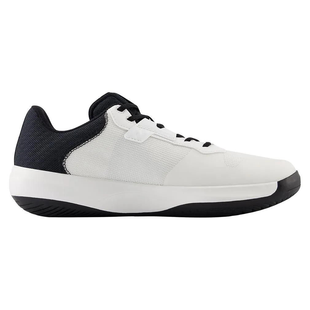 Men's 696v6 D Width Tennis Shoes White and Black