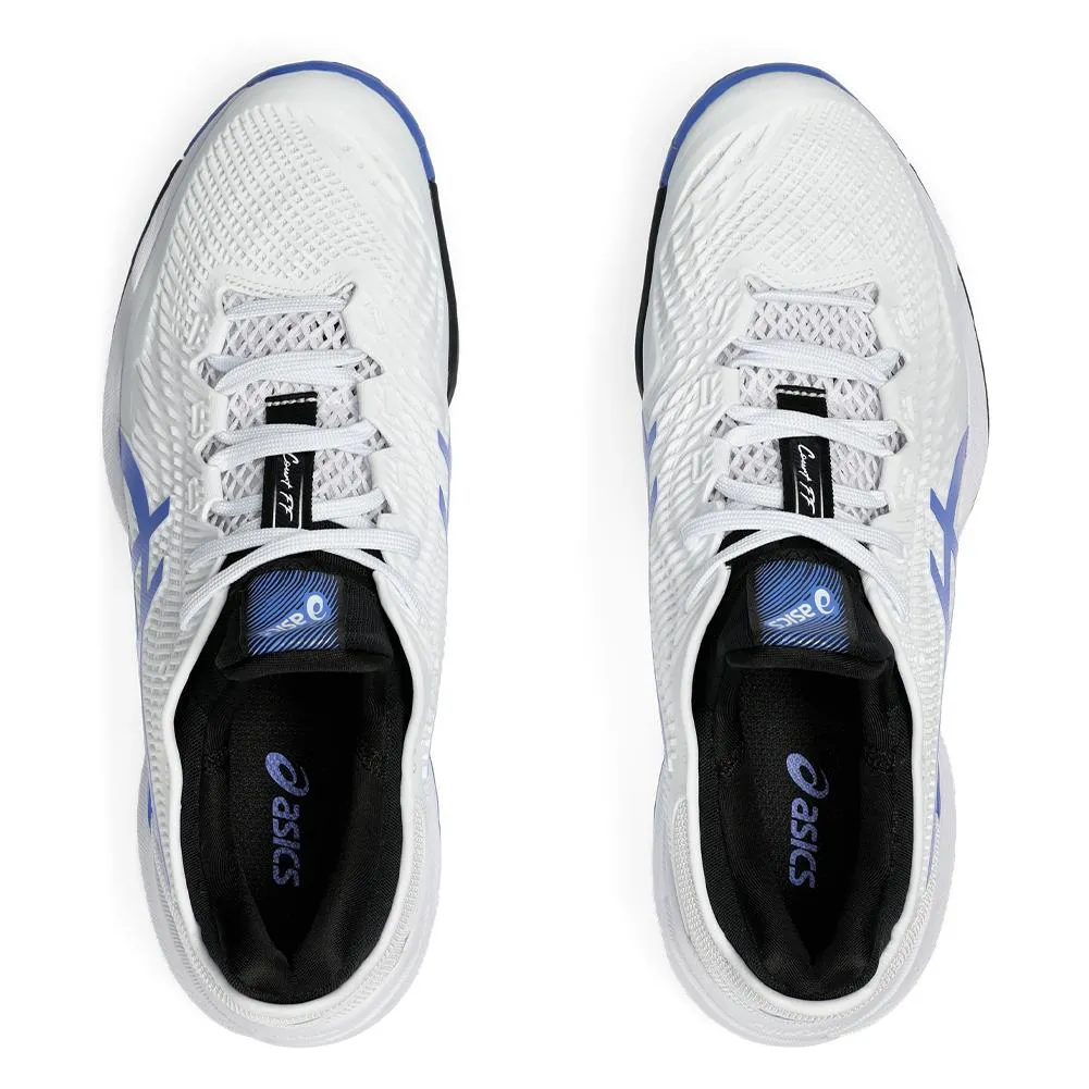 Men's Court FF 3 Tennis Shoes White and Sapphire