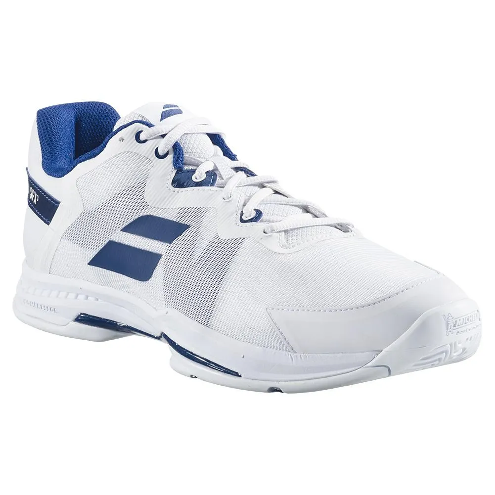 Men's SFX3 All Court Tennis Shoes White and Navy