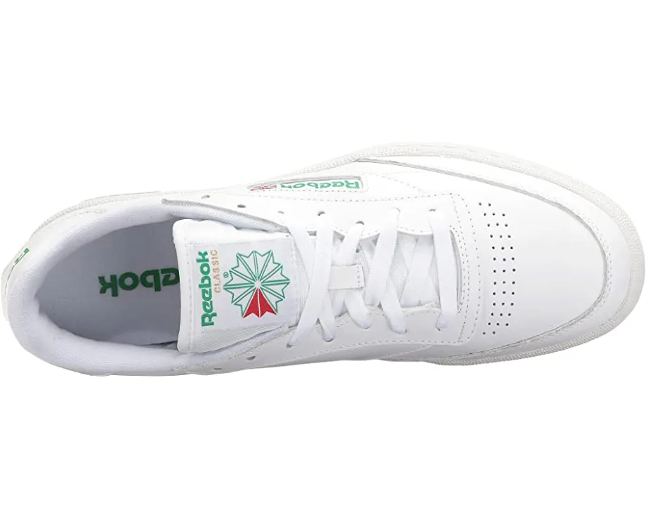 Men's sneakers Reebok Club C 85 Lifestyle, white-green