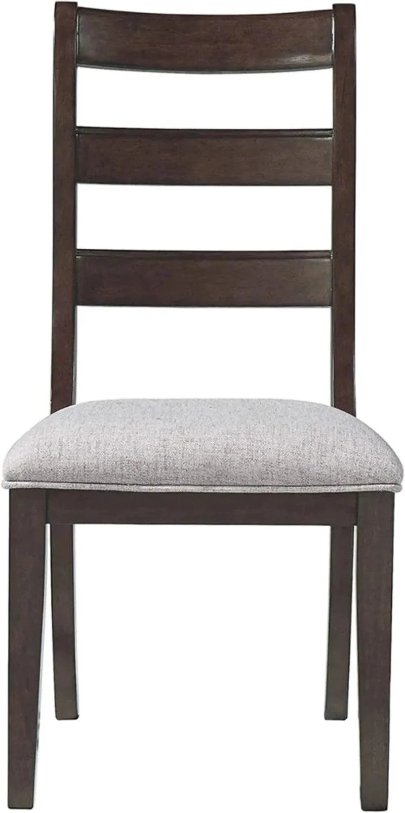 Modern Traditional Cushioned Dining Chair (Set of 2, Walnut Finish)