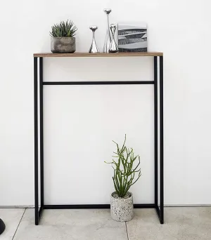 Narrow Entryway Console Table (32" H)  - Black