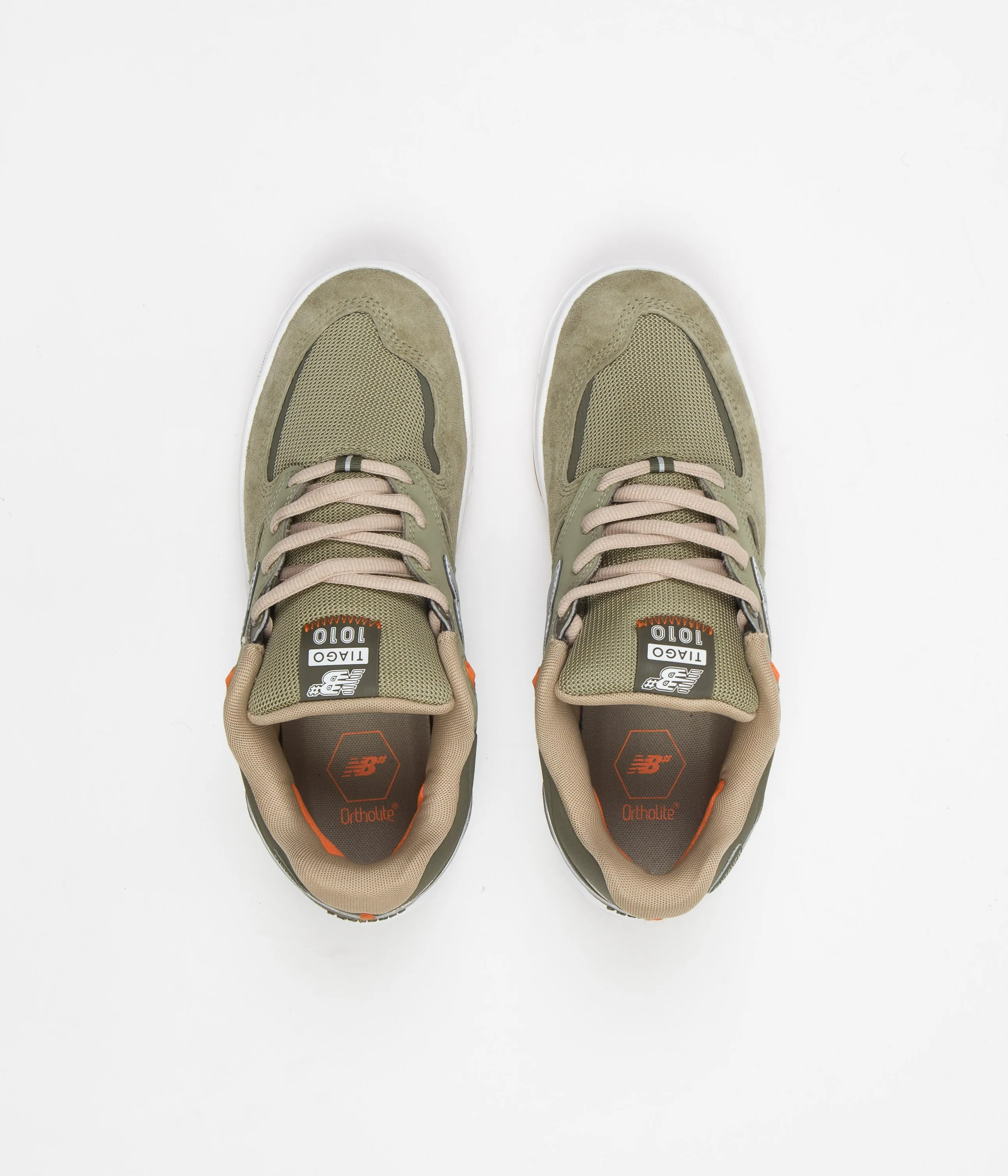 New Balance Numeric 1010 Tiago Lemos Shoes - Olive / White