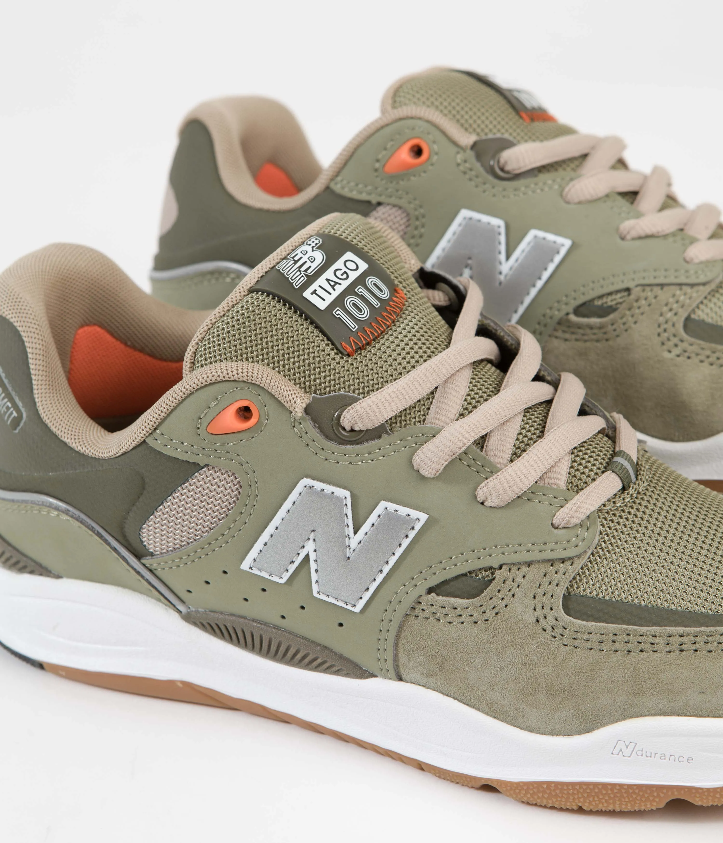 New Balance Numeric 1010 Tiago Lemos Shoes - Olive / White