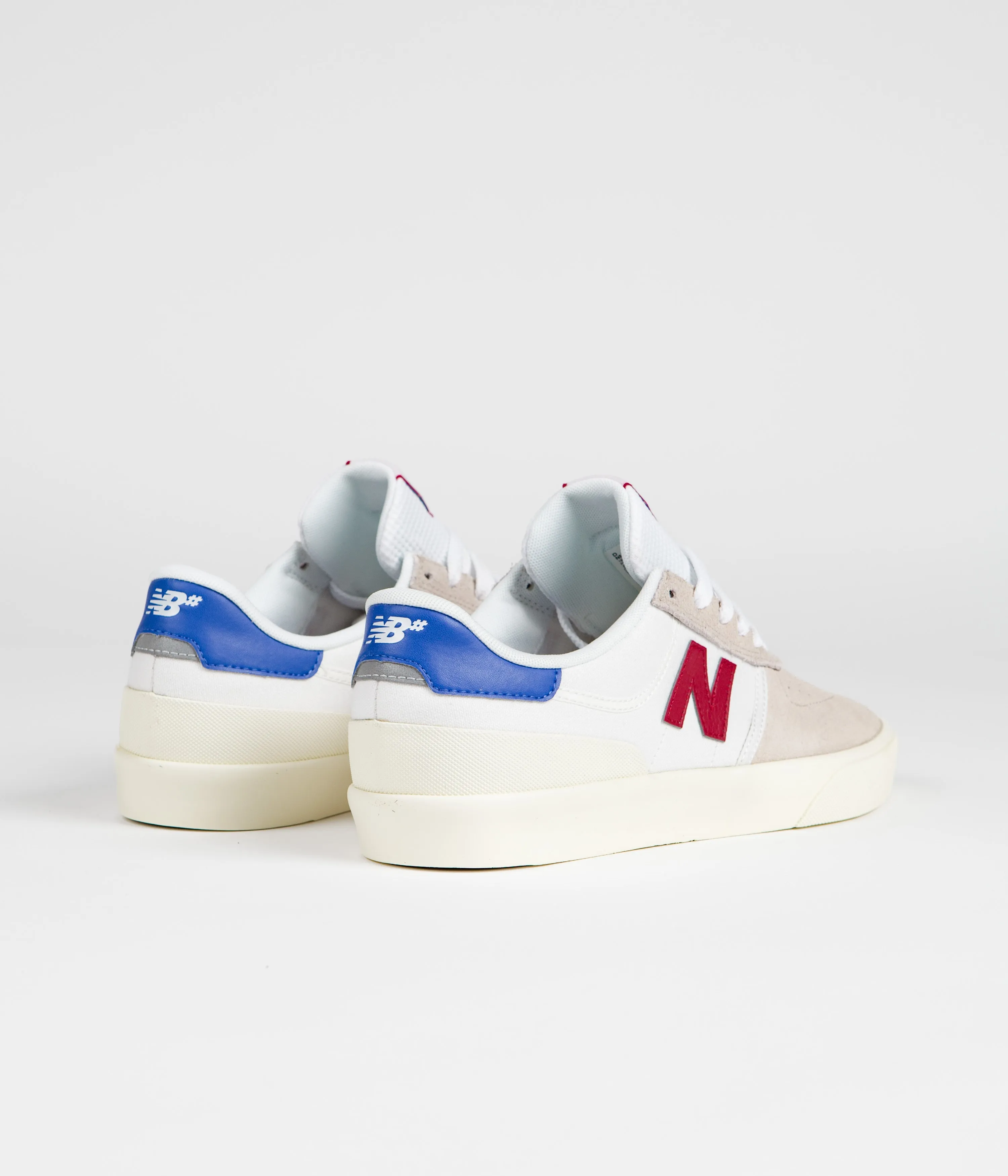 New Balance Numeric 272 Shoes - Sea Salt / Red