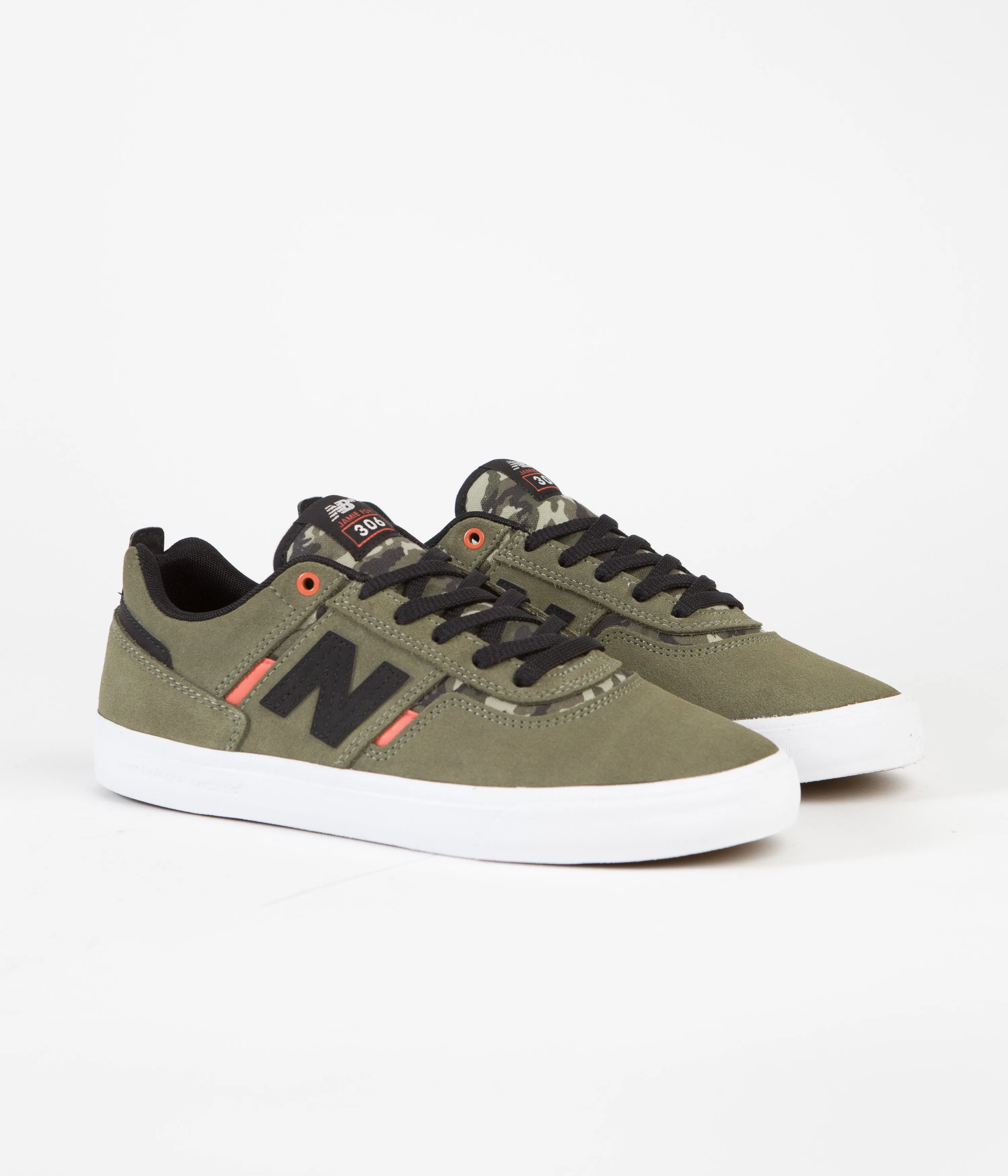 New Balance Numeric 306 Jamie Foy Shoes - Olive / Black / White