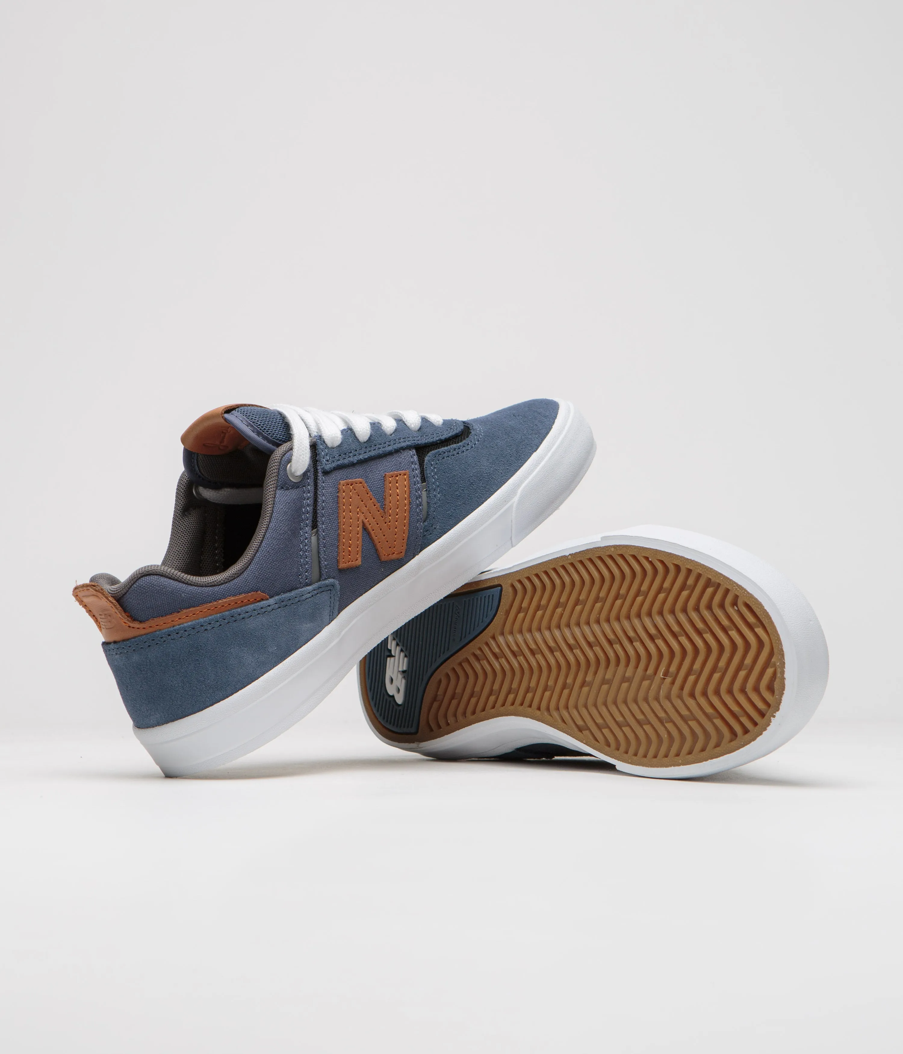 New Balance Numeric 306 Jamie Foy Shoes - Vintage Indigo / Brown