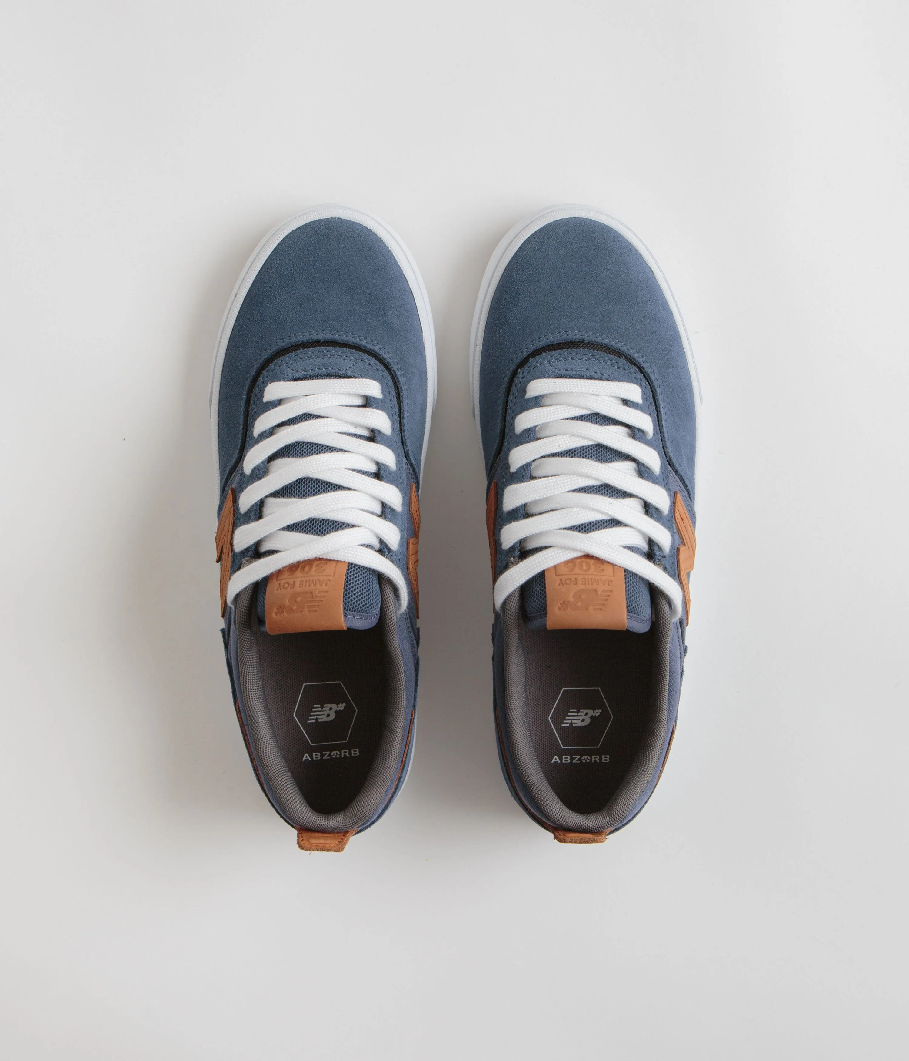 New Balance Numeric 306 Jamie Foy Shoes - Vintage Indigo / Brown