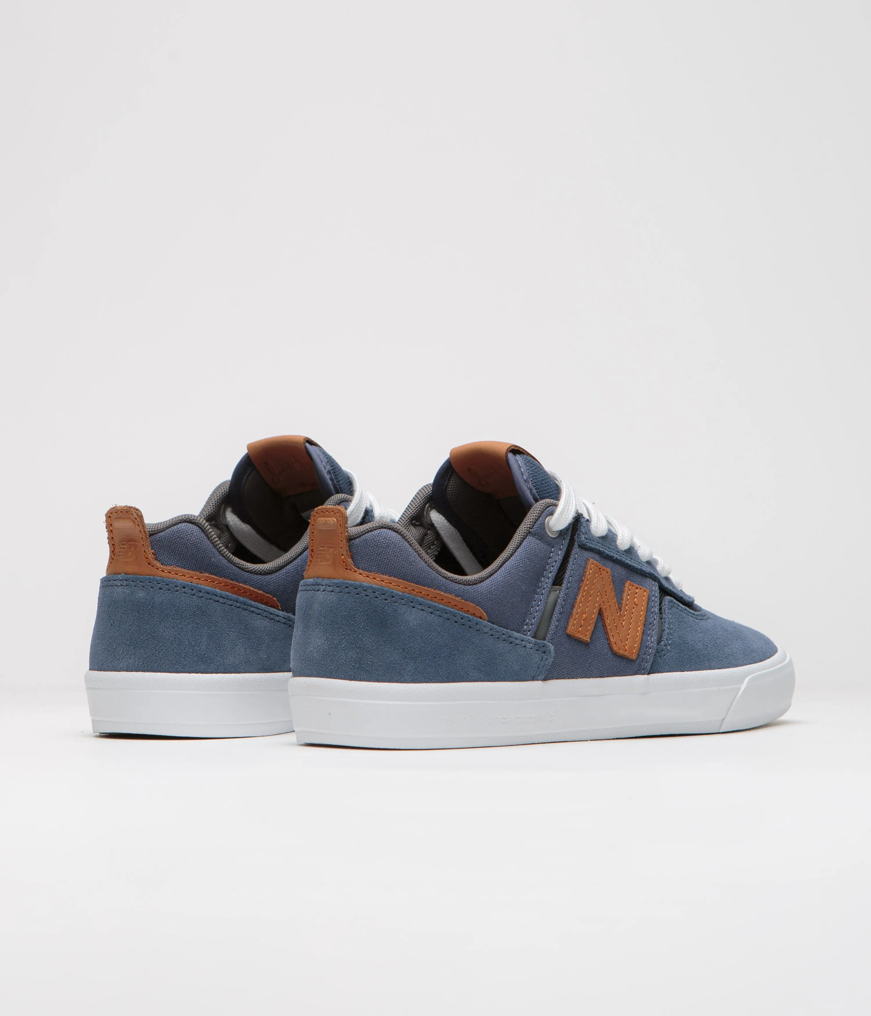 New Balance Numeric 306 Jamie Foy Shoes - Vintage Indigo / Brown