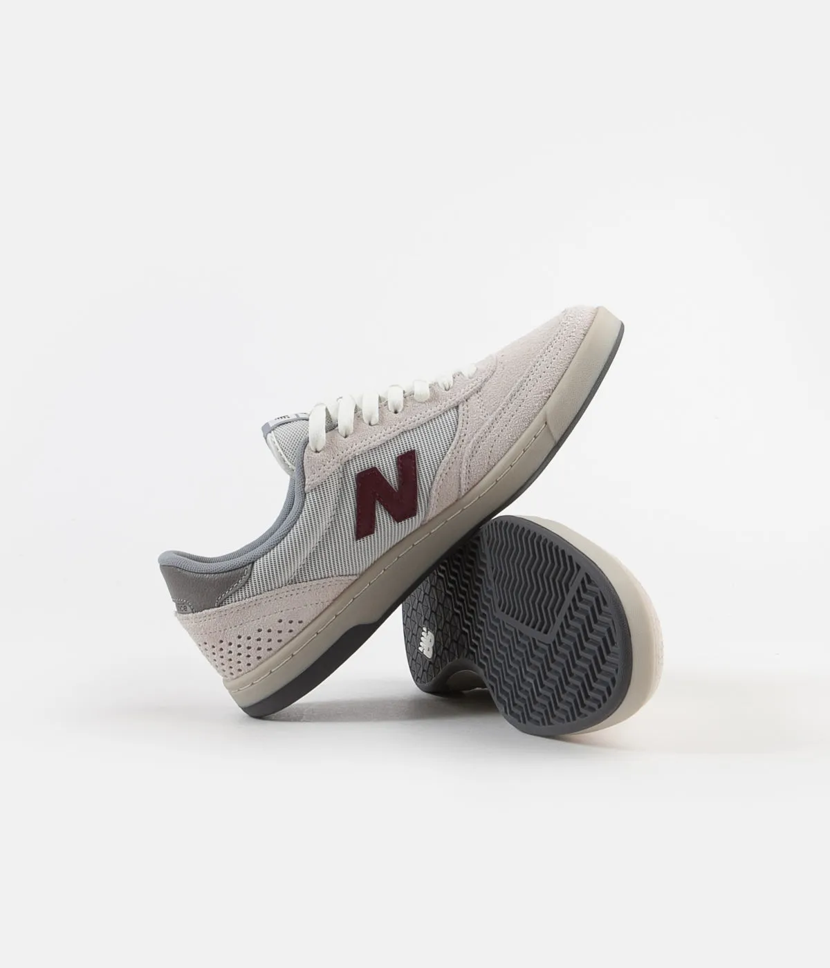 New Balance Numeric 440 Shoes - Sea Salt / Burgundy