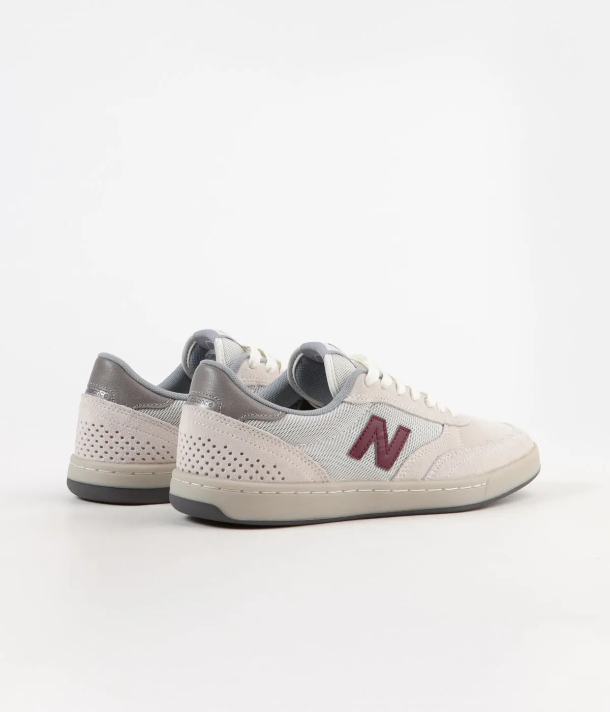 New Balance Numeric 440 Shoes - Sea Salt / Burgundy