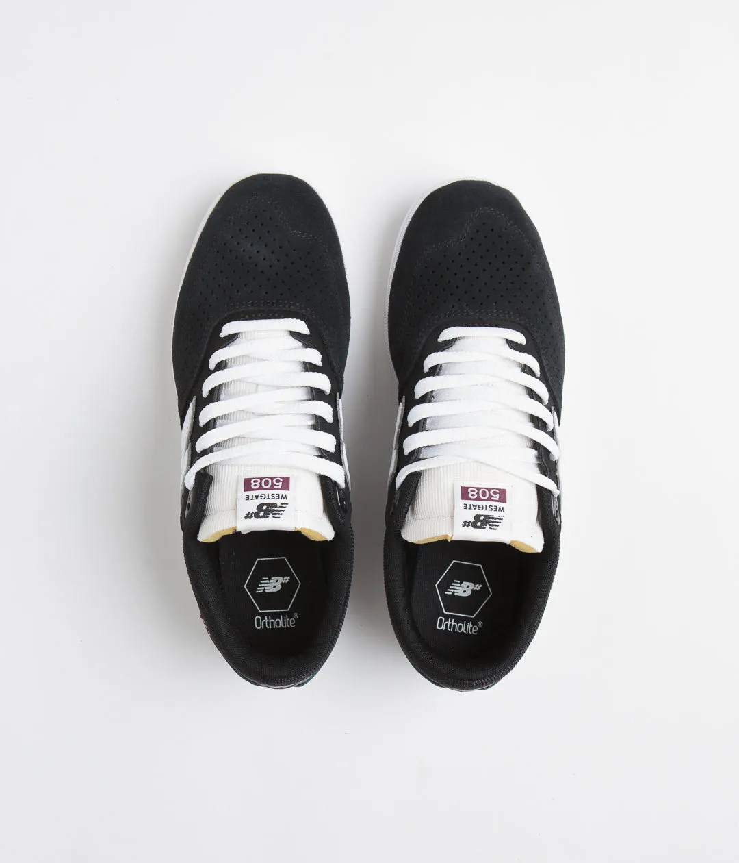 New Balance Numeric 508 Brandon Westgate Shoes - Black / White