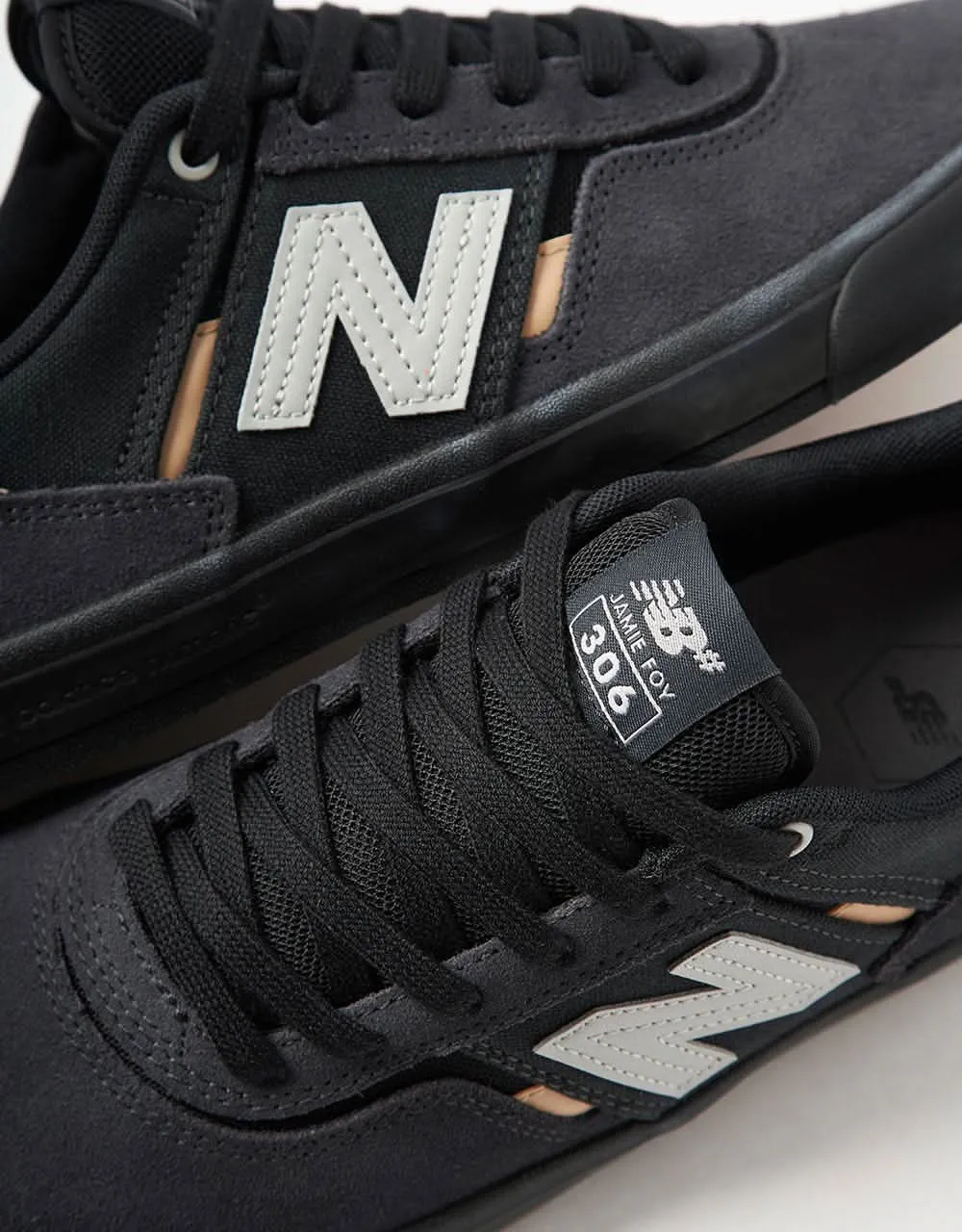 New Balance Numeric Jamie Foy 306 Skate Shoes - Phantom/Black