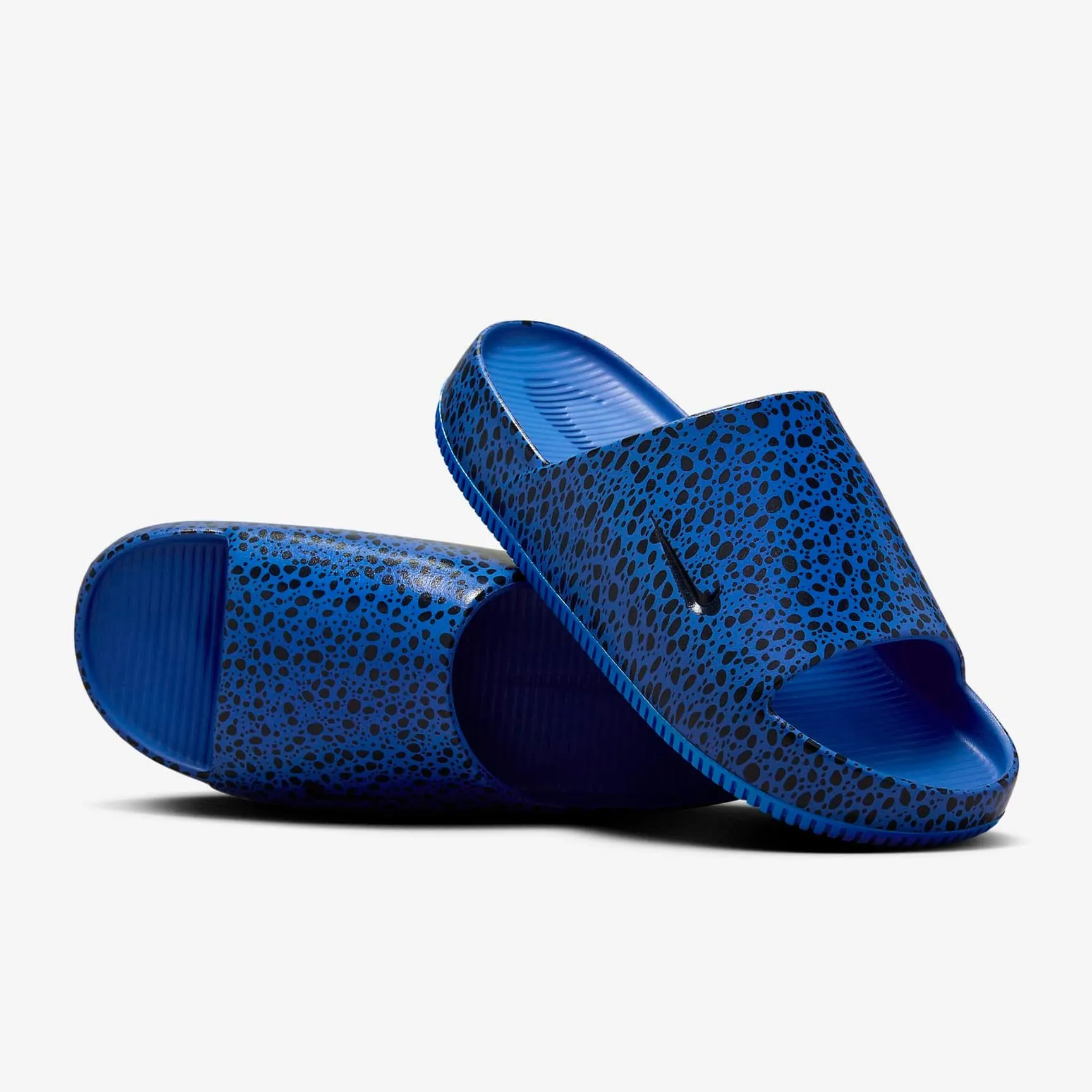 Nike Men's Calm Electric Slides - Racer Blue / Dark Obsidian