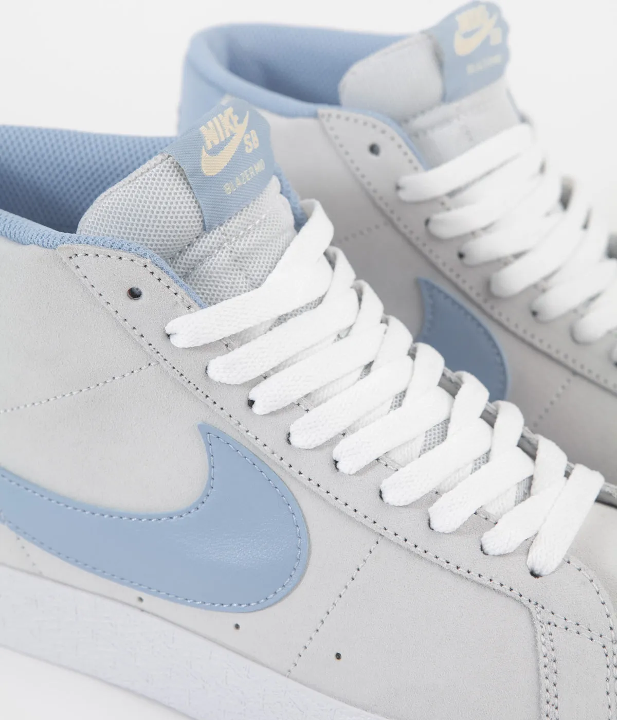 Nike SB Blazer Mid Shoes - Photon Dust / Psychic Blue - Photon Dust