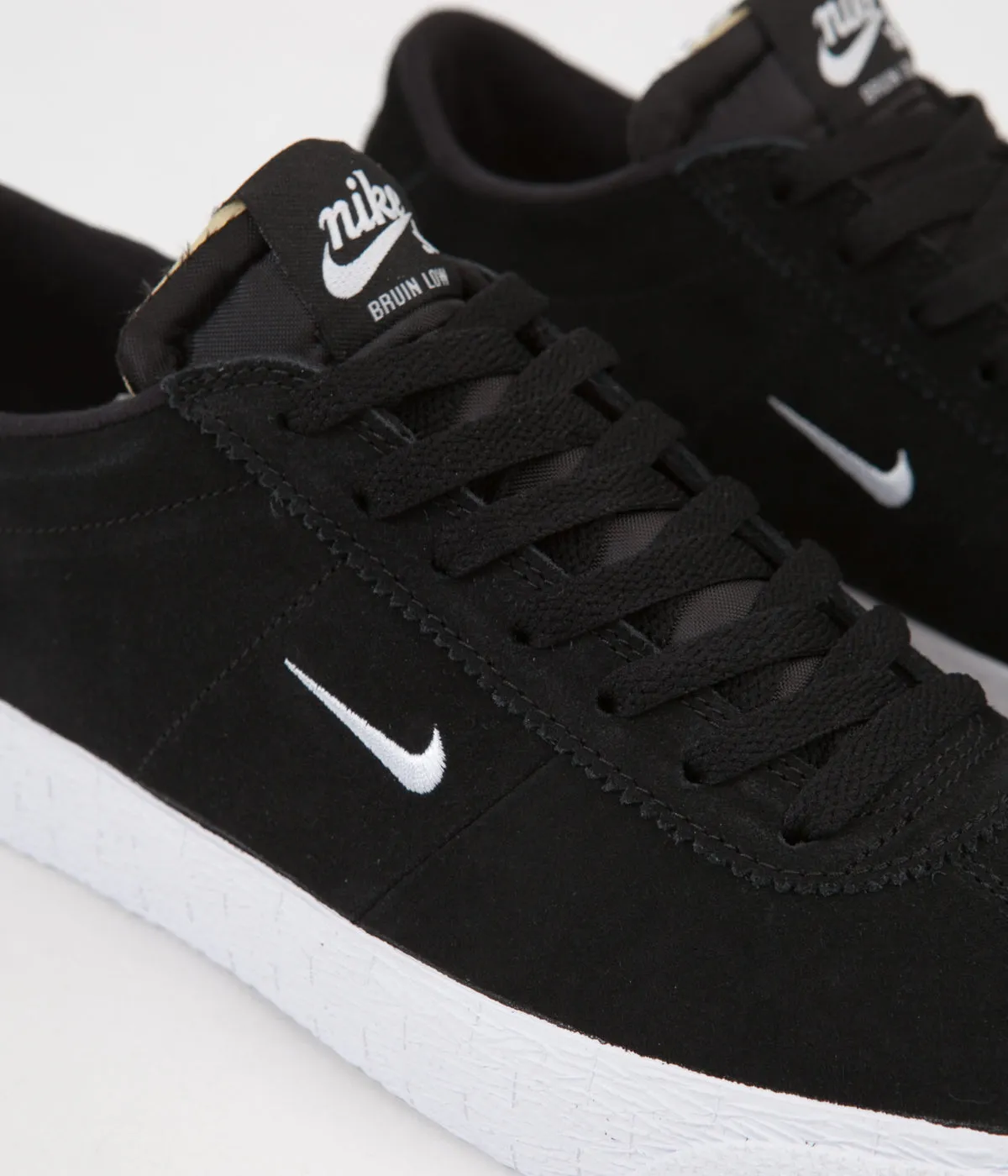 Nike SB Bruin Ultra Shoes - Black / White - Gum Light Brown