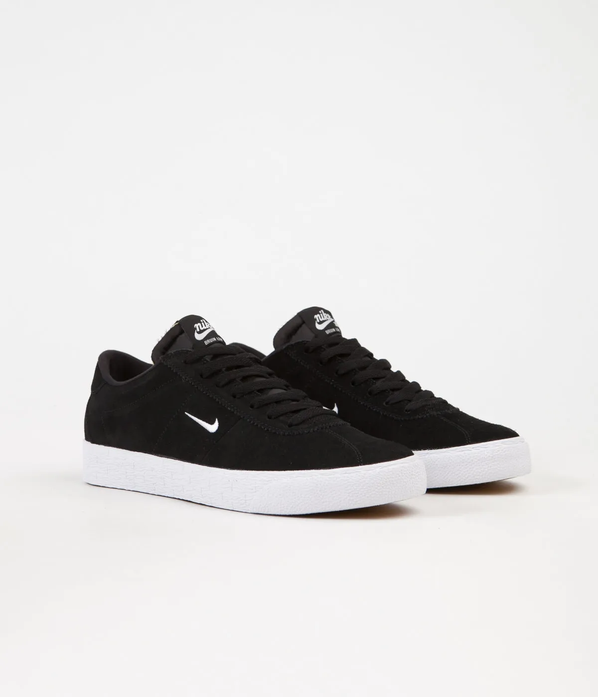 Nike SB Bruin Ultra Shoes - Black / White - Gum Light Brown