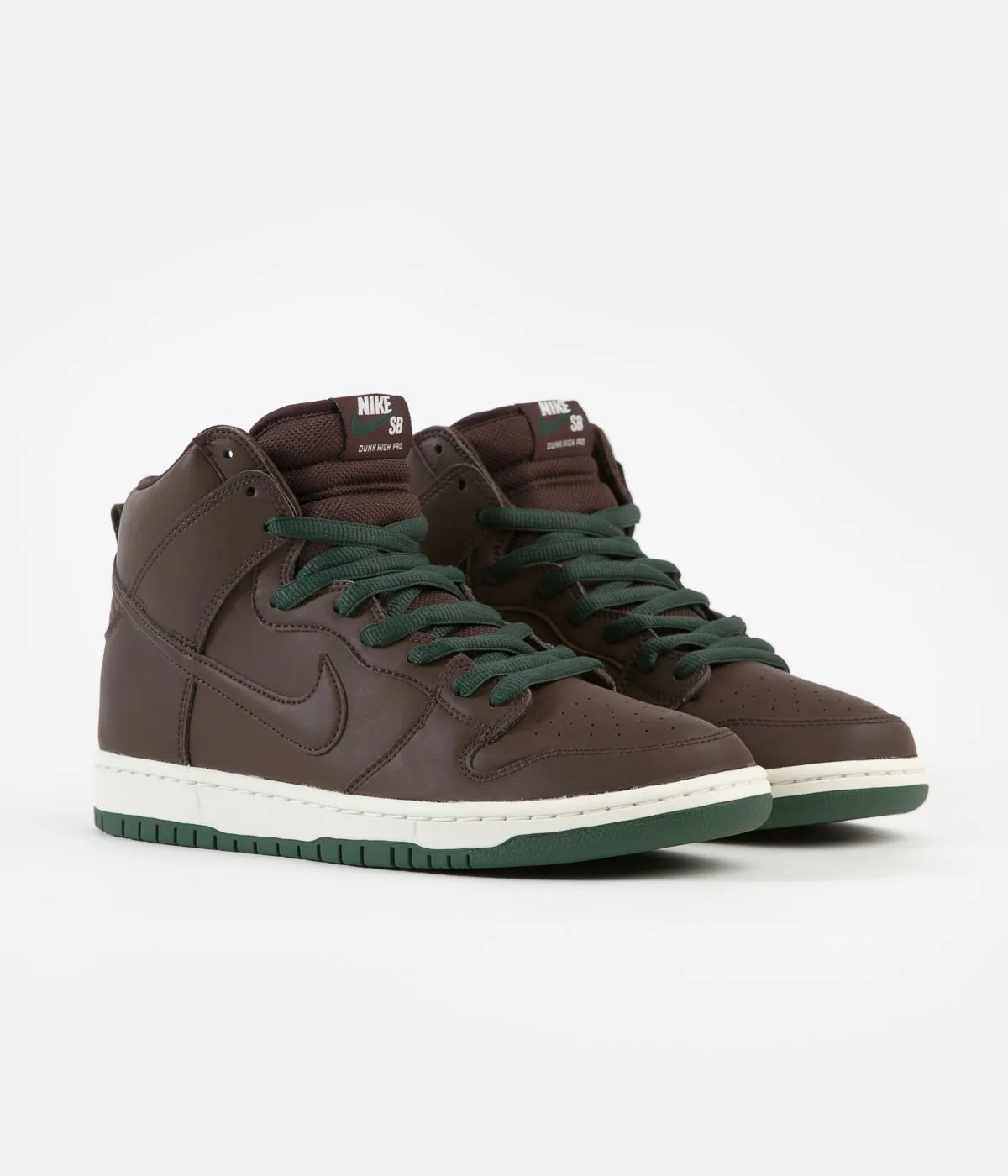 Nike SB Dunk High Pro 'Vegan' Shoes - Baroque Brown / Baroque Brown - Sail - Fir