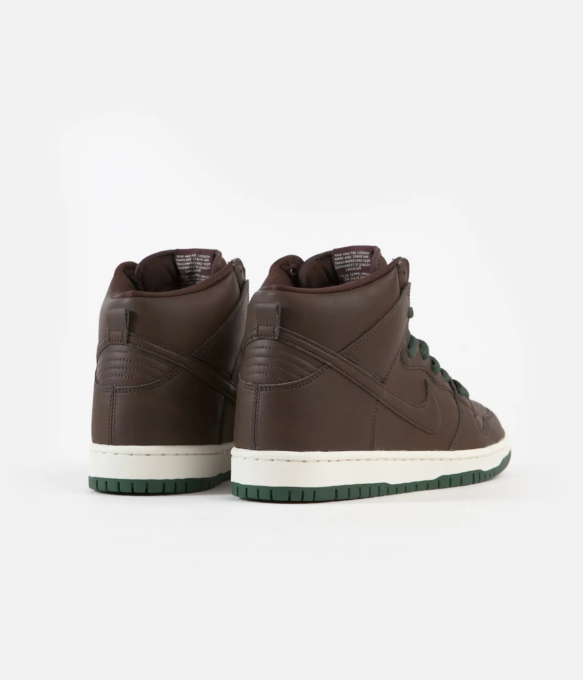 Nike SB Dunk High Pro 'Vegan' Shoes - Baroque Brown / Baroque Brown - Sail - Fir