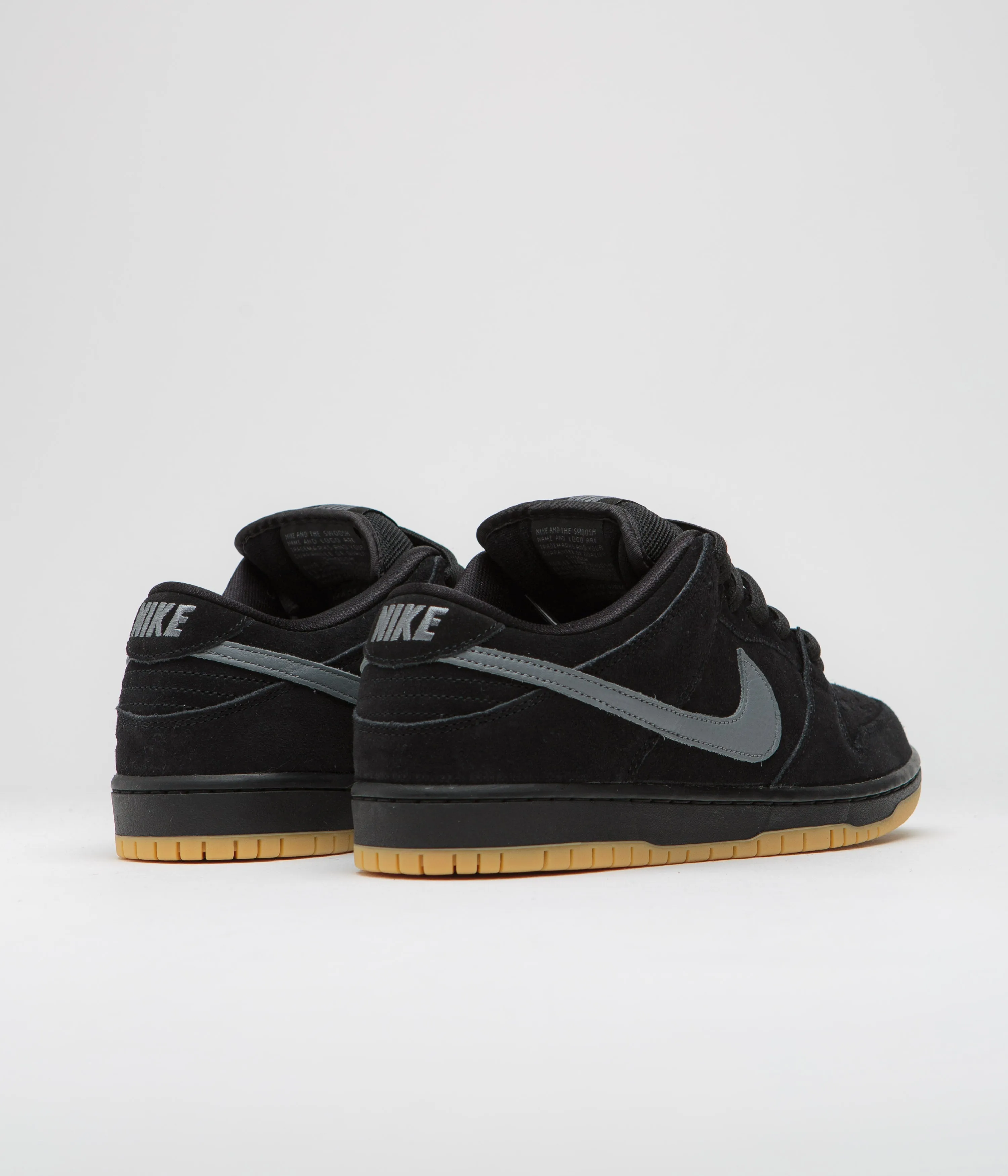 Nike SB Dunk Low Pro 'Fog' Shoes - Black / Cool Grey - Black - Black