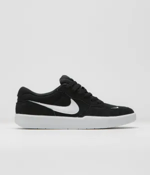 Nike SB Force 58 Shoes - Black / White - Black