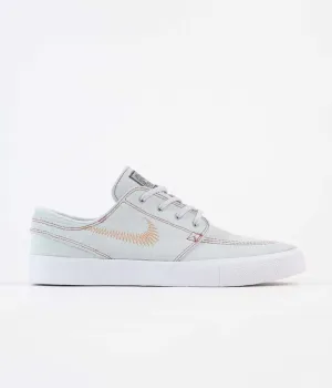 Nike SB Janoski Flyleather Shoes - Pure Platinum / Monarch - Pure Platinum