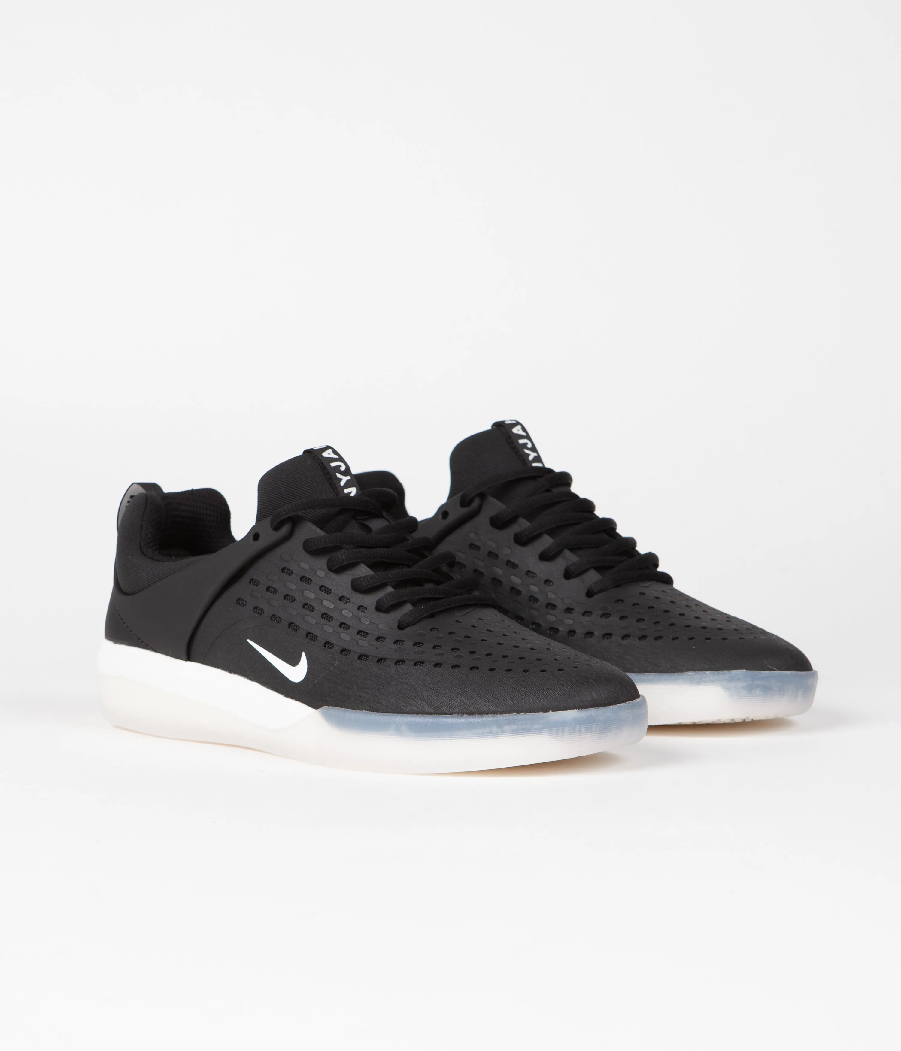 Nike SB Nyjah 3 Shoes - Black / White - Black - Summit White