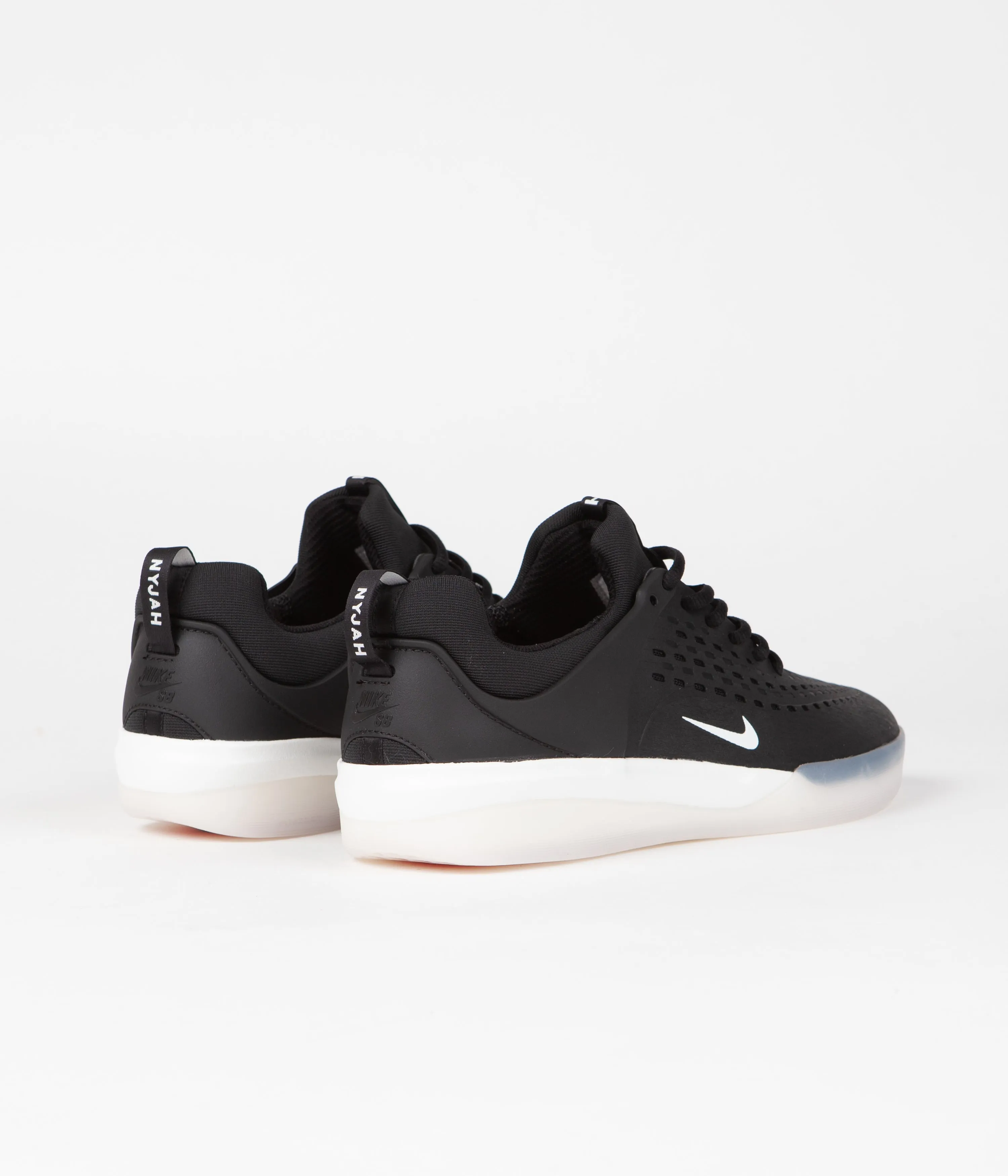 Nike SB Nyjah 3 Shoes - Black / White - Black - Summit White