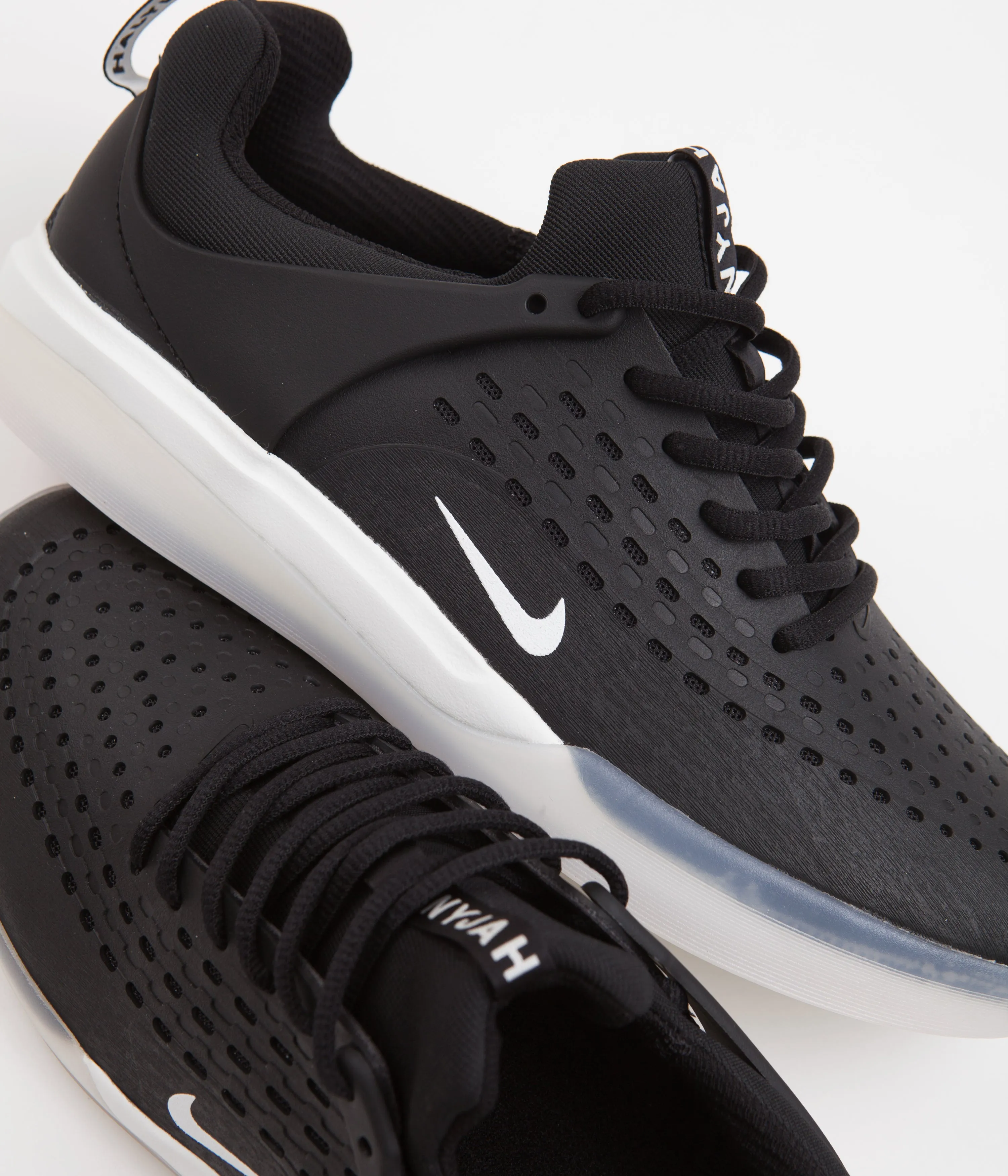 Nike SB Nyjah 3 Shoes - Black / White - Black - Summit White