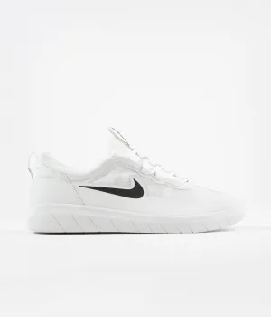 Nike SB Nyjah Free 2 Shoes - Summit White / Black - Summit White