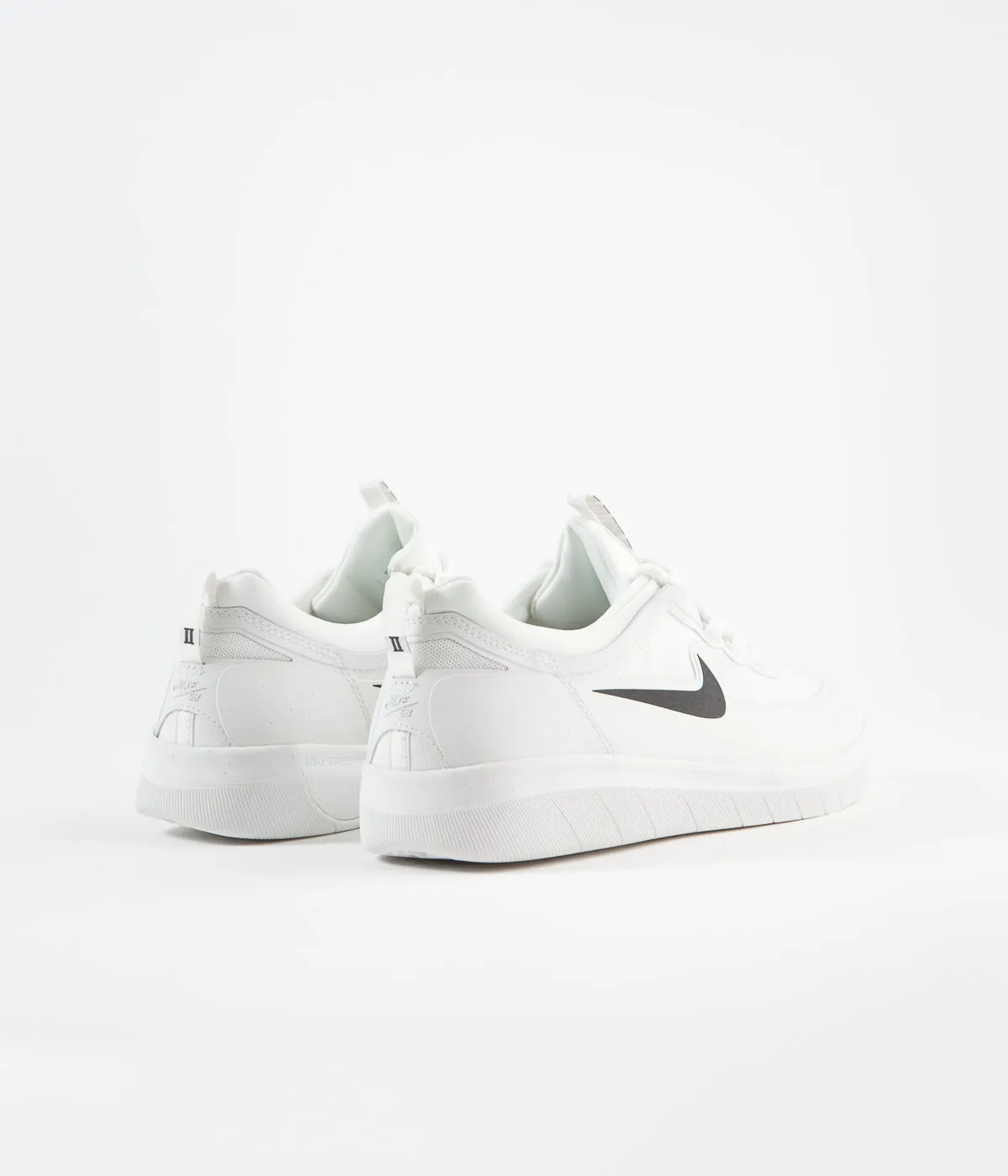 Nike SB Nyjah Free 2 Shoes - Summit White / Black - Summit White